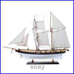 Lynx Painted Tall Ship Model Handcrafted Fully Assembled Ship With Metal Anchors