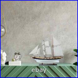 Lynx Painted Tall Ship Model Handcrafted Fully Assembled Ship With Metal Anchors