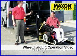 MAXON Model WL7 Ver C public use wheel chair lift. Can ship on a pallet for $250
