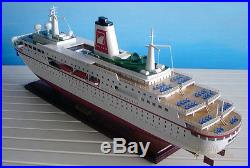 MS Deutschland Handcrafted Cruise Ship Model ready for Display