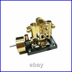 Mini Inline Double Cylinder Steam Engine for Ship Model Within 40cm Retro Boat