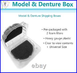 Model & Denture Shipping Boxes, Pre-Packed with Foam, Universal Size, Upto 200Bx