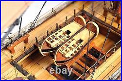 Model Ship HMS Surprise Handmade Wooden Model Fully Assembled New