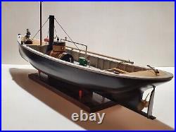 Model Shipways Civil War USN Steam Engine Picket Boat Ship Built Wood Boat Kit
