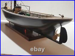 Model Shipways Civil War USN Steam Engine Picket Boat Ship Built Wood Boat Kit