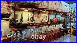 Model Wooden Ship 24-inch Handmade Decor Home Display for Ship Lovers Columbia