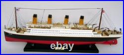 Model ship RMS Titanic made of wood scale 1500