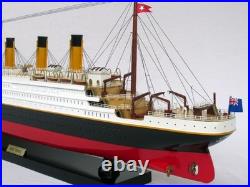 Model ship RMS Titanic made of wood scale 1500