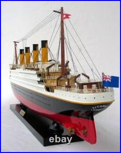 Model ship RMS Titanic made of wood scale 1500