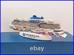 NCL NORWEGIAN AQUA Inaugural Cruise Ship Model