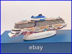 NCL NORWEGIAN AQUA Inaugural Cruise Ship Model