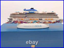 NCL NORWEGIAN AQUA Inaugural Cruise Ship Model