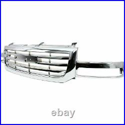 NEW Chrome Grille For 2003-2006 GMC Sierra 1500 SHIPS TODAY