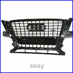 NEW Gloss Black Grille For 2009-2012 Audi Q5 With 3.2L S-Line Pkg SHIPS TODAY