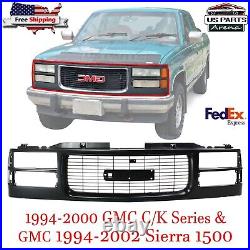 NEW Grille Assembly For 1994-1998 GMC C1500 1994-2000 K2500 With headlight holes