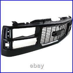 NEW Grille Assembly For 1994-1998 GMC C1500 1994-2000 K2500 With headlight holes