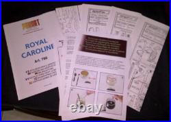 NEW Mantua Panart Royal Caroline 1749 With SAILS 147 Scale Wood Model Ship