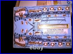 NEW Mantua Panart Royal Caroline 1749 With SAILS 147 Scale Wood Model Ship
