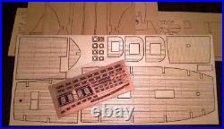 NEW Mantua Panart Royal Caroline 1749 With SAILS 147 Scale Wood Model Ship