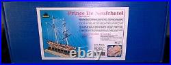 NEW Model Shipways Prince De Neufchatel Laser Cut Wood Ship Kit 164 Scale