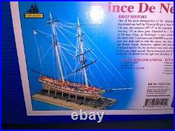 NEW Model Shipways Prince De Neufchatel Laser Cut Wood Ship Kit 164 Scale