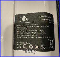 NEW OEM BLIX Li-io battery for Blix eBikes, model ZZ163 FREE SHIPPING