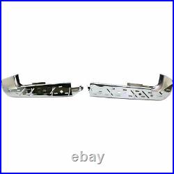 NEW Pair Chrome Rear Bumper Ends For 2015-2020 Ford F-150 FO1102380 SHIPS TODAY