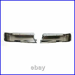 NEW Pair Chrome Rear Bumper Ends For 2015-2020 Ford F-150 FO1102380 SHIPS TODAY