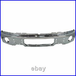 NEW USA Made Chrome Front Bumper For 2009-2014 Ford F-150 With Fogs SHIPS TODAY