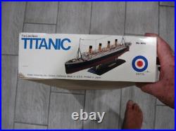 NEW Vintage ENTEX The Late Great RMS Titanic 1/350 Scale 30 Model Ship Kit 8509