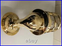 Nautical Model Marine Ship Bulkhead Wall Light Fixture Brass New 3 Piece