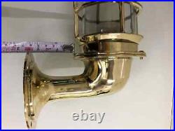 Nautical Model Marine Ship Bulkhead Wall Light Fixture Brass New 3 Piece