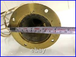 Nautical Model Marine Ship Bulkhead Wall Light Fixture Brass New 3 Piece