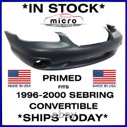 New Primed Front Bumper For 1996-2000 Sebring Convertible Ships Today Ch1000261