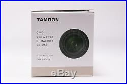 New! USA MODEL Tamron SP 90mm f/2.8 Di Marco 11 VC USD + FOR CANON FREE SHIP