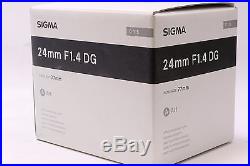 New! USA Model Sigma 24mm f/1.4 DG HSM Art Lens for Canon EF + FREE SHIP