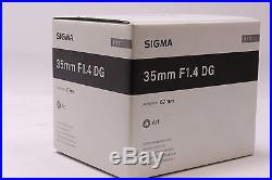 New! USA Model Sigma 35mm f/1.4 DG HSM Art Lens For CANON + FREE SHIP