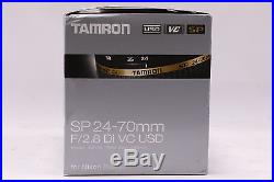 New! USA Model Tamron SP 24-70mm F/2.8 Di VC USD for Nikon FREE SHIP