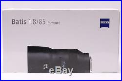 New! USA Model Zeiss Batis 85mm f/1.8 Lens for Sony E Mount FREE SHIP