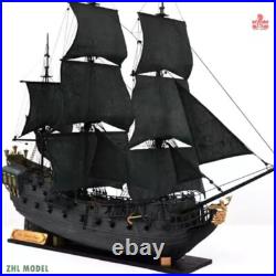 New ZHL The black Pearl Golden version 2023 wood model ship kit 31 inch Gifts