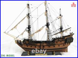 New ZHL The black Pearl Golden version 2023 wood model ship kit 31 inch Gifts