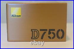 Nikon D750 24.3 MP FREE SHIP for US US model 12000 on shutter