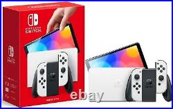 Nintendo Switch OLED 64GB White Joy-Con 2021 Newest + FAST SHIPPING