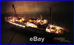 Norge Luxury Yacht For Norway's King Model Ship 32 With Lights Display Ready