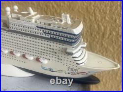 Norwegian Cruise Line EPIC Ship 12 Resin Model Display Limited Edition