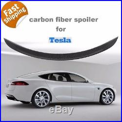 OEM Carbon Fiber Rear Spoiler for Tesla Model S FAST SHIPPING High Quality