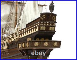 Occre 12002 Bucaneer Wooden Model Ship Kit, Scale 1100