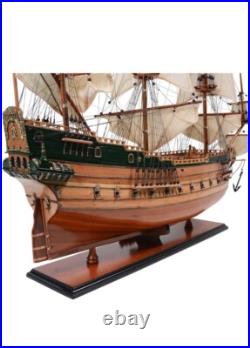 Old Modern Handicrafts Batavia Ship Model 100% Handcrafted. 37L x 10.5W x 29.2H Old Modern Handicrafts Batavia Ship Model 100% Handcrafted. 37L x 10.5W x 29.2H