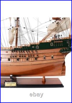 Old Modern Handicrafts Batavia Ship Model 100% Handcrafted. 37L x 10.5W x 29.2H