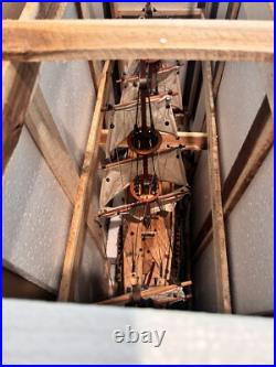 Old Modern Handicrafts Batavia Ship Model 100% Handcrafted. 37L x 10.5W x 29.2H